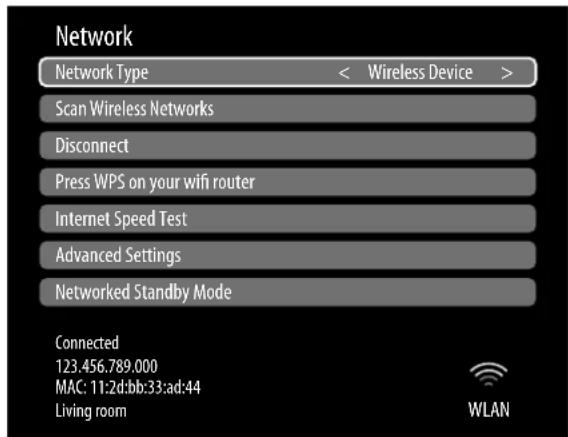 MEDION LIFE X8552507 - Network menu - 1