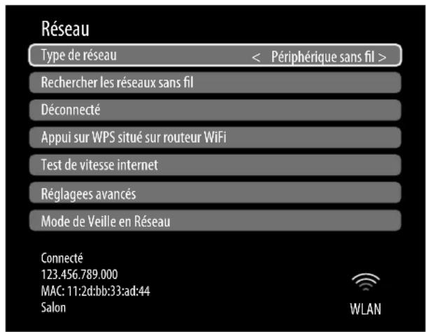 MEDION LIFE X8552507 - Menu Réseau - 1