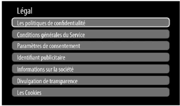 MEDION LIFE X8552508 (MD 855901) - Menu Légal - 1