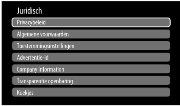 MEDION LIFE X8552508 (MD 855901) - Het menu Juridisch - 1