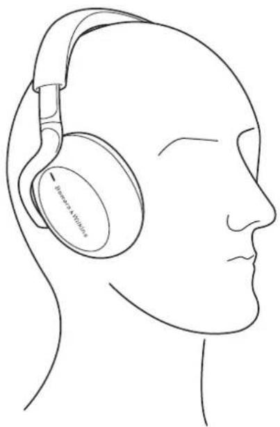 BOWERS & WILKINS Px7 S3 - A fejhallgató viselése - 3