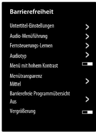 MEDION LIFE X8552501 (MD 855300) - Menu Barrierefreiheit - 1