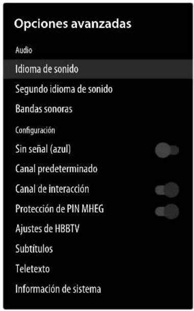 MEDION LIFE P8402500 (MD 840100) - Menú Opciones avanzadas - 1