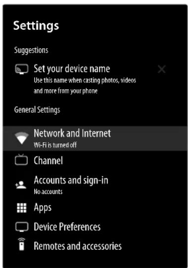 MEDION LIFE P8432500 (MD 843100) - Settings menu - 1