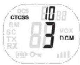 SILVERCREST SFG 8000 B2 - Vyhľadávanie kódu CTCSS - 4