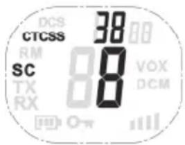 SILVERCREST SFG 8000 B2 - Zoeken naar een CTCSS-code - 1