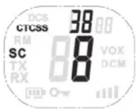 SILVERCREST SFG 8000 B2 - Vyhľadávanie kódu CTCSS - 1