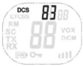SILVERCREST SFG 8000 B2 - Ustawianie kodu DCS - 1
