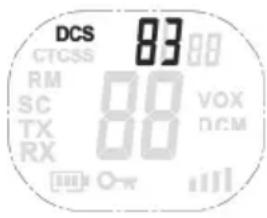 SILVERCREST SFG 8000 B2 - Setting the DCS code - 1