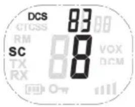 SILVERCREST SFG 8000 B2 - Zoeken naar een DCS-code - 1