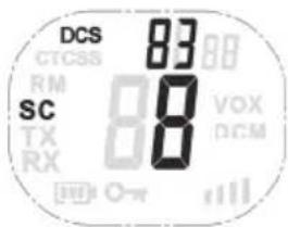 SILVERCREST SFG 8000 B2 - Recherche d'un code DCS - 1