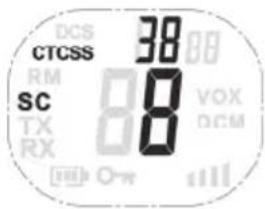 SILVERCREST SFG 8000 B2 - Recherche d'un code CTCSS - 1