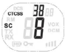 SILVERCREST SFG 8000 B2 - Wyszukiwanie kodu CTCSS - 1