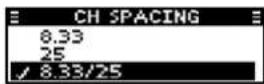 ICOM IC-A120E - MENU > VFO MODE/MEMORY MODE - 1