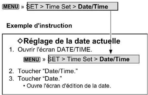 ICOM IC-7610 - Accès aux modes de réglage et aux écrans de réglage - 1