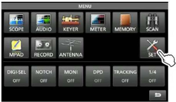 ICOM IC-7610 - Toucher [SET]. - 1