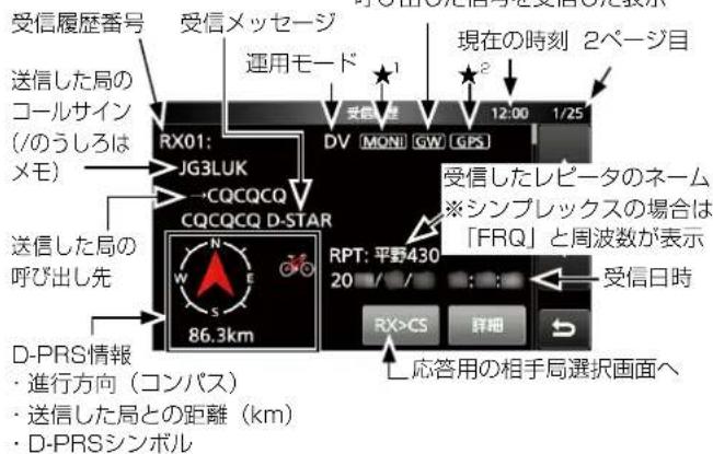 ICOM IC-905 - ◇ 受信履歴を呼び出して確認する - 1