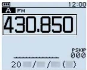 ICOM IC-905 - 運用周波数を設定する - 1