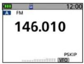 ICOM IC-R15 - ◇Activer ou désactiver la fonction Dualwatch - 1