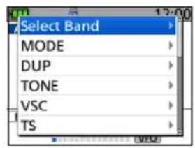ICOM IC-R15 - ◇Selección de la banda de recepción - 1
