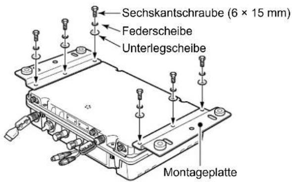 ICOM IC-M804 - ◇Montage des Hauptgeräts - 2