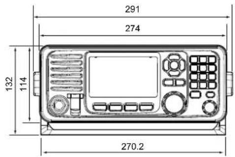 ICOM IC-M804 - ■Dimensiones del radiotransmisor - 1