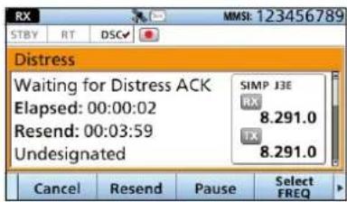 ICOM IC-M804 - MAI EFFETTUARE UNA CHIAMATA DI EMERGENZA SE LA PROPRIA IMBARCAZIONE O UNA PERSONA NON SI TROVANO IN STATO DI EMERGENZA. UNA CHIAMATA DI EMERGENZA DEVE ESSERE EFFETTUATA SOLO QUANDO SI RICHIEDE IL SOCCORSO IMMEDIATO. - 2