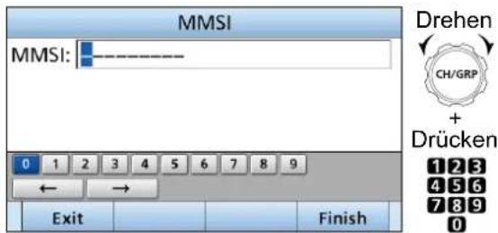 ICOM IC-M804 - Dieser erstmalige Code kann nur einmal eingegeben werden. - 2