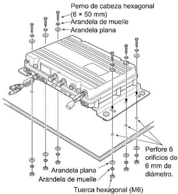 ICOM IC-M804 - ◇Montaje de la unidad principal - 3