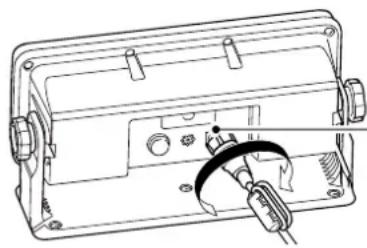 ICOM IC-M804 - ◇Conexión del cable del mando a distancia - 1