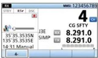 ICOM IC-M804 - Exemple : - 4