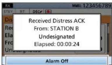 ICOM IC-M804 - ■ Lancement d'un appel de Détresse - 3