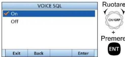 ICOM IC-M804 - ■ Selezione di una voce - 2