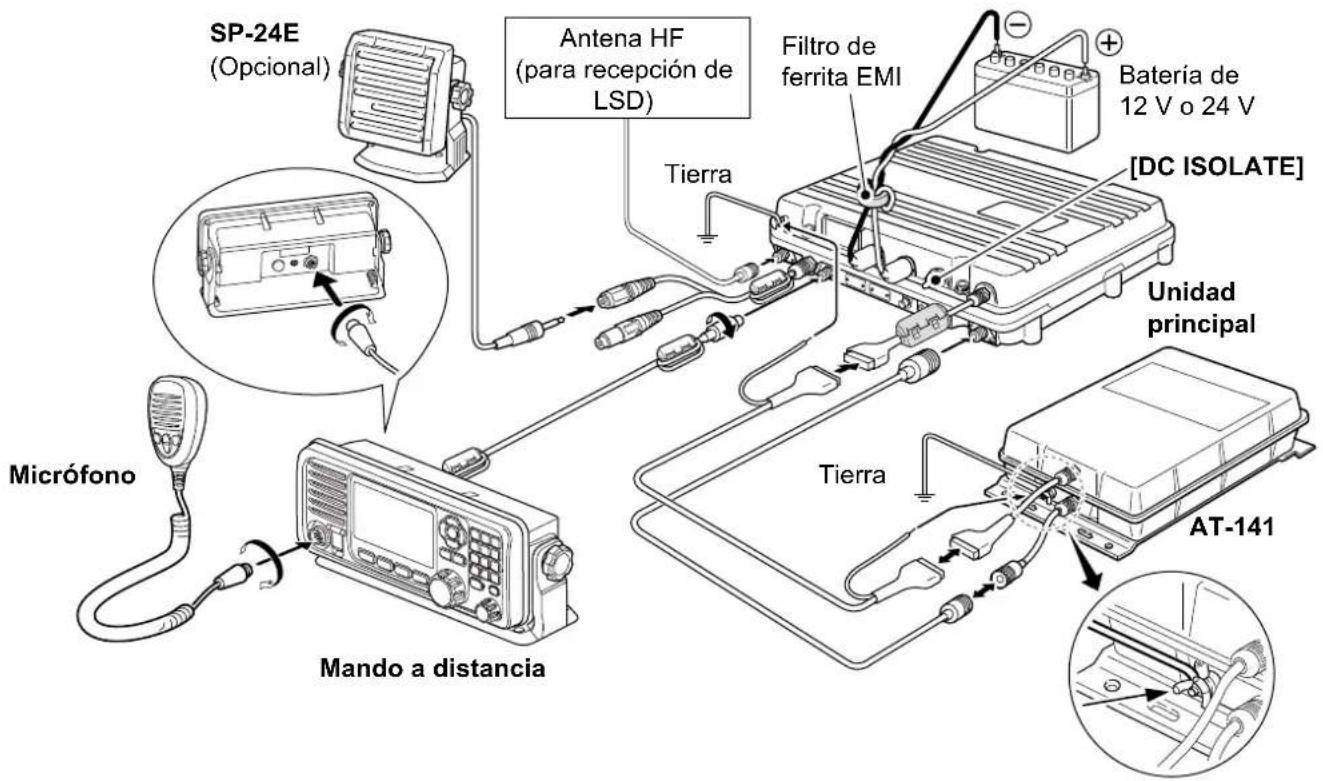 ICOM IC-M804 - ■Conexiones - 1