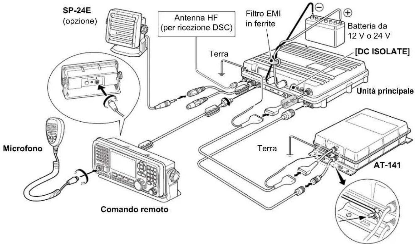 ICOM IC-M804 - ■Connessioni - 1