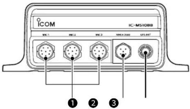 ICOM IC-M410BB - ■Conexiones - 1