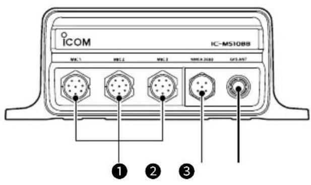 ICOM IC-M410BB - ■Connexions - 1