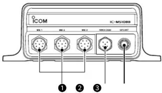 ICOM IC-M410BB - ■Anschlüsse - 1
