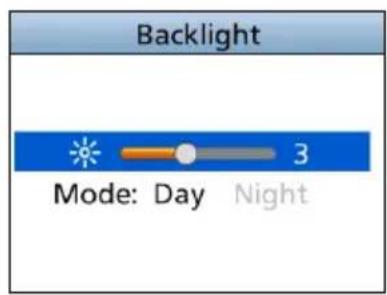 Backlight Mode: Day Night