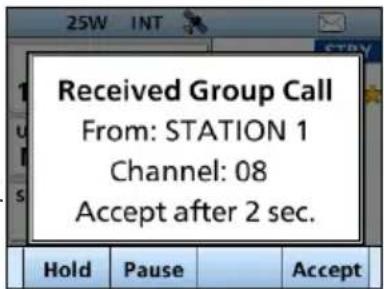 ICOM IC-M510J - ◆ DSCタスクを保持する - 1