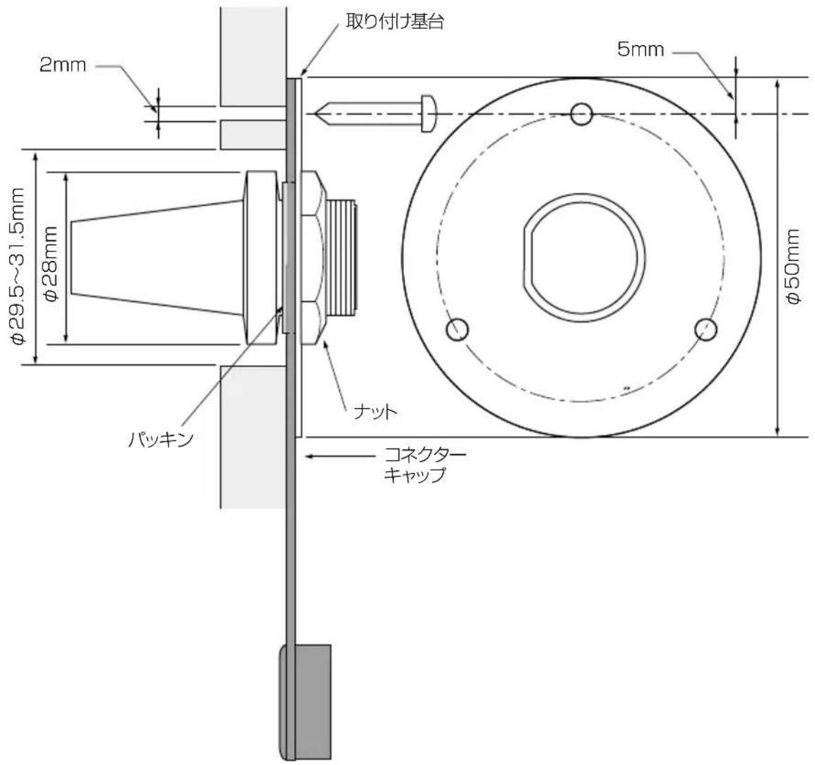 ICOM IC-M510J - 設置と接続について - 1
