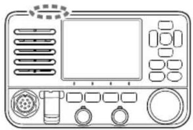 ICOM IC-M510J - ◆ 内蔵のGPSアンテナについて - 2