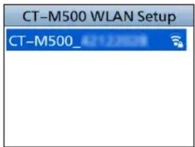 CT-M500 WLAN Setup CT-M500_