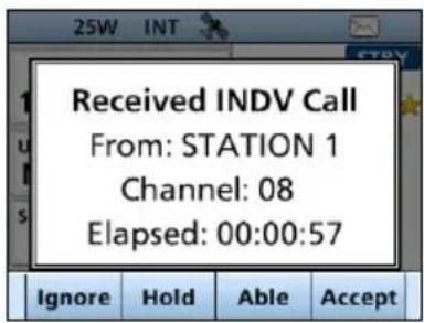 ICOM IC-M510J - ◆ 個別呼び出しの受信証を送信する - 1