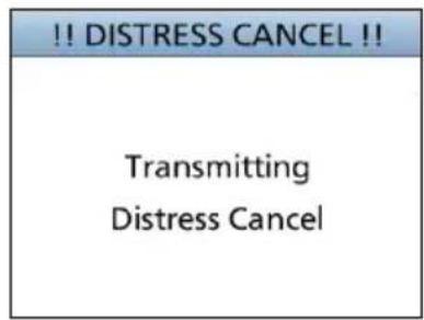 !! DISTRESS CANCEL!! Transmitting Distress Cancel