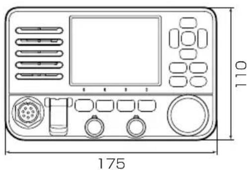 ICOM IC-M510J - ■寸法図 - 2