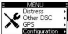 ICOM IC-M330GE - ◇Utilizzo della schermata Menu - 1