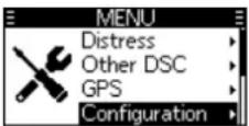 ICOM IC-M330GE - ◇Verwendung des Menübildschirms - 1