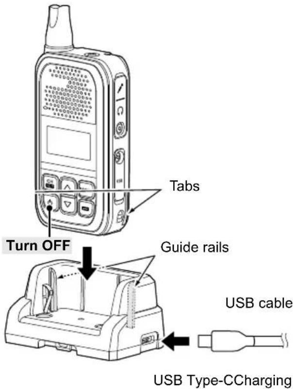 ICOM IC-U20SR - ◇Charging directly - 2