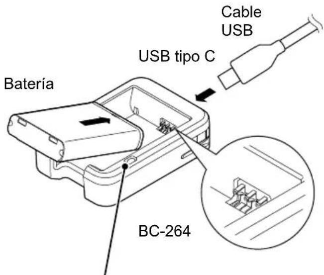 ICOM IC-U20SR - NOTA: para cargar con un cable USB: - 1